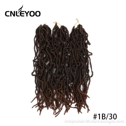 Wholesale 18Inch Nu Lock Crochet Hair Pre-Looped Crochet Braids 21 Roots per Bag
